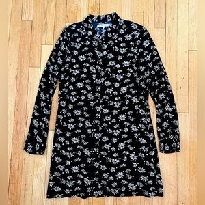 Madewell and Alexa Chung collab rayon dress with Peter Pan collar size M